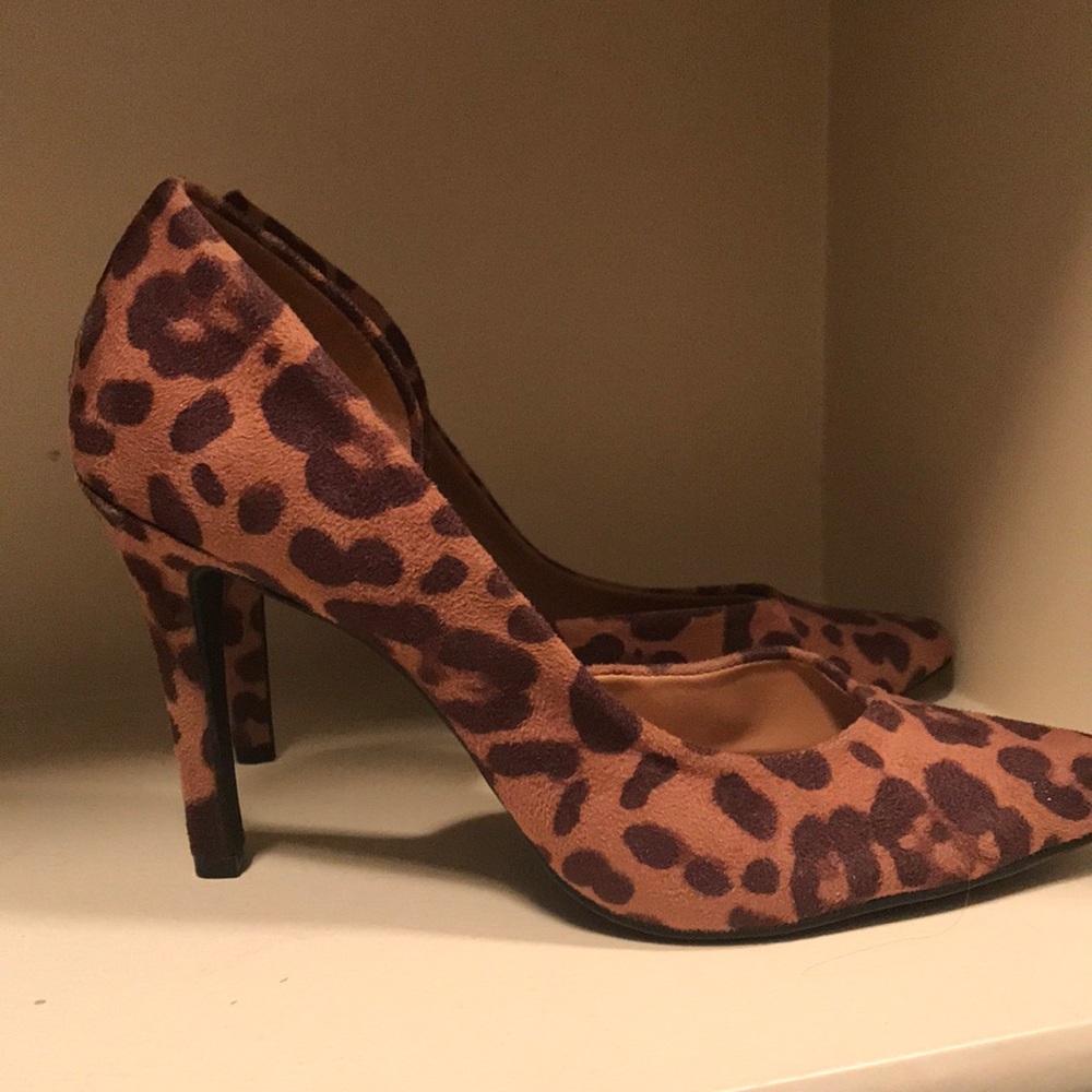 animal print heels
